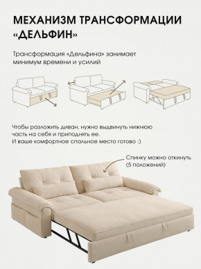 Диван-кровать ЛУНО 160см в Минусинске - minysinsk.mebelnovo.ru | фото