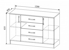 Комод Софи СКМ 1200.1 в Минусинске - minysinsk.mebelnovo.ru | фото