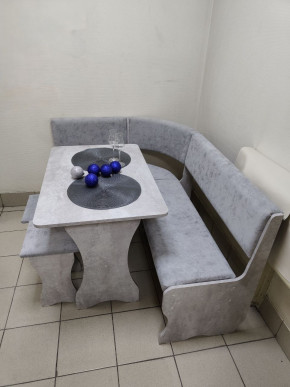 Кухонный уголок Миссия V велюр (цемент) в Минусинске - minysinsk.mebelnovo.ru | фото