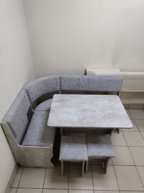 Кухонный уголок Миссия V велюр (цемент) в Минусинске - minysinsk.mebelnovo.ru | фото