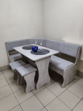 Кухонный уголок Миссия V велюр (цемент) в Минусинске - minysinsk.mebelnovo.ru | фото