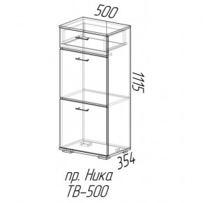 Ника тумба ТВ-500 (эра) в Минусинске - minysinsk.mebelnovo.ru | фото