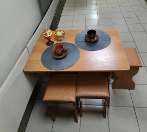 Обеденная зона Миссия (бук) в Минусинске - minysinsk.mebelnovo.ru | фото