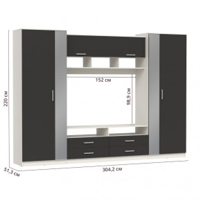 ШМЦ Вена  91.01 с зеркалом в Минусинске - minysinsk.mebelnovo.ru | фото